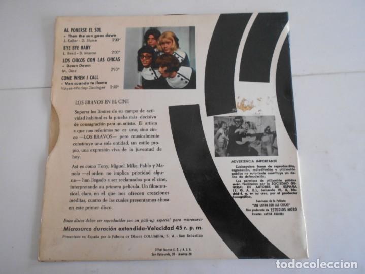 Discos de vinilo: LOS BRAVOS-EP LOS CHICOS CON LAS CHICAS +3 - Foto 2