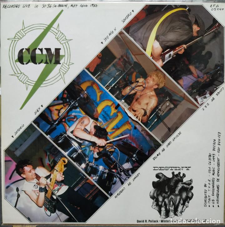 Discos de vinilo: CCM LIVE IN SO 36 - Foto 2