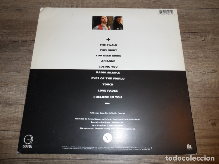 Discos de vinilo: NOTORIOUS - NOTORIOUS (USA 1990 PROMO) - Foto 2