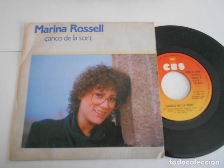 Discos de vinilo: MARINA ROSSELL-SINGLE &Ccedil;ANCO DE LA SORT - Foto 1
