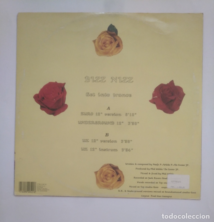 Discos de vinilo: GET INTO TRANCE. BIZZ NIZZ. MAXI SINGLE. TDKDA56 - Foto 2