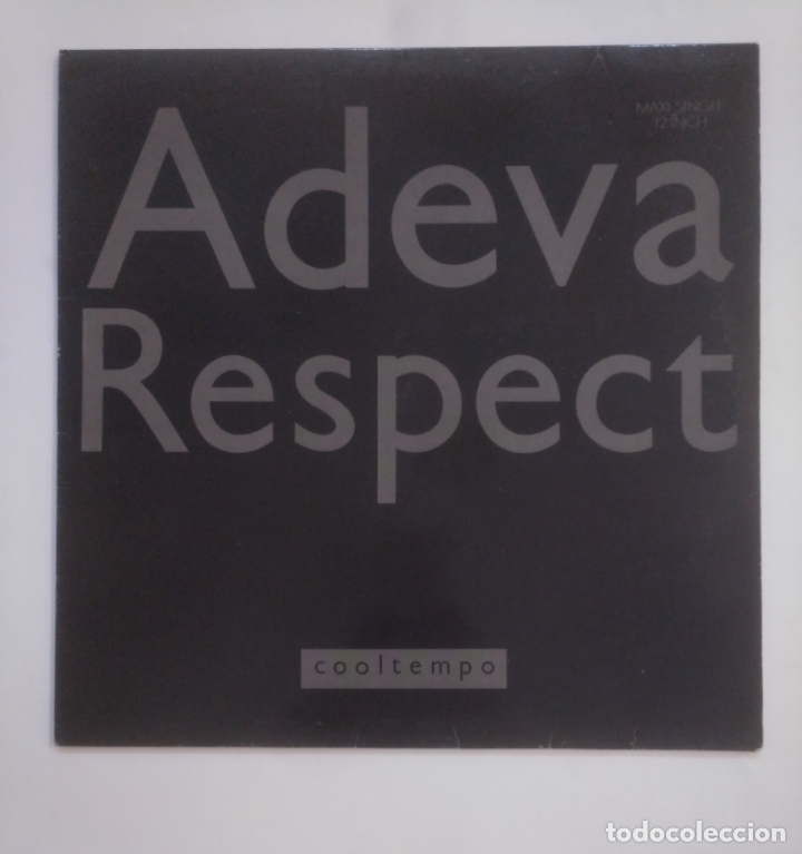 Discos de vinilo: ADEVA. RESPECT. MAXI SINGLE. TDKDA56 - Foto 1