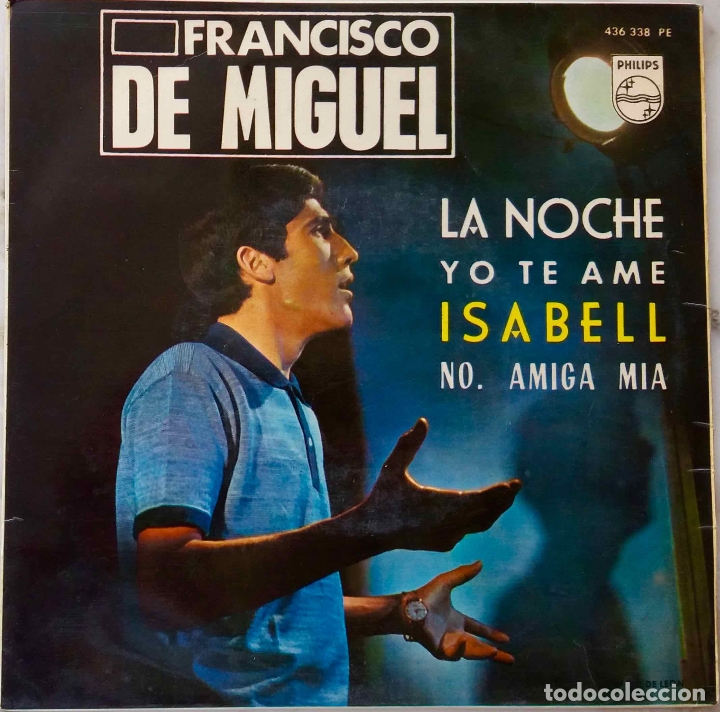Discos de vinilo: FRANCISCO DE MIGUEL. LA NOCHE. EP ESPA&Ntilde;A - Foto 1