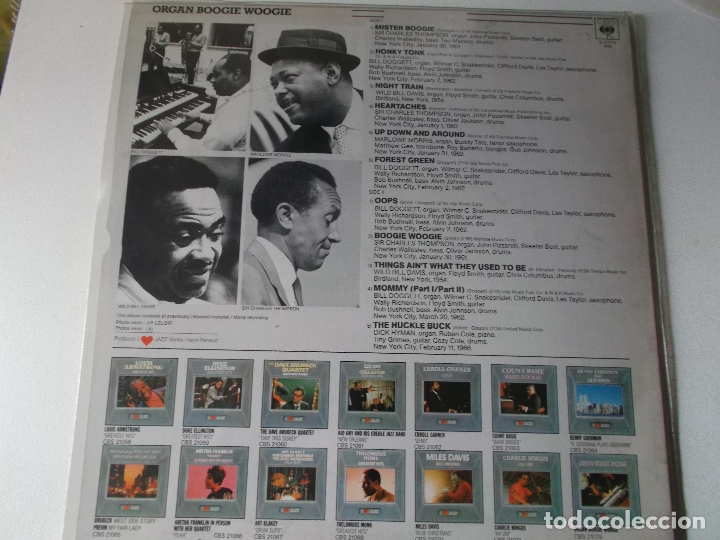 Discos de vinilo: ORGAN BOOGIE WOOGIE, 1983, CBS - Foto 2