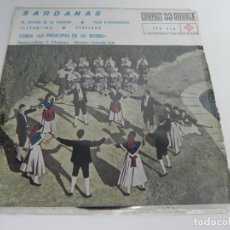 Discos de vinilo: EP DE 33 R.P.M. SARDANAS (EL SALTIRO DE LA CARDINA/PLOR D'ANYORANÇA/LLEVENTINA+1) TELEFUNKEN-1962. Lote 168703320