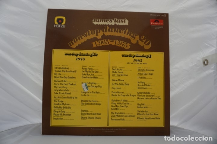 Discos de vinilo: Vinilo Doble LP - JAMES LAST NON STOP DANCING 20 / POLYDOR - Foto 3