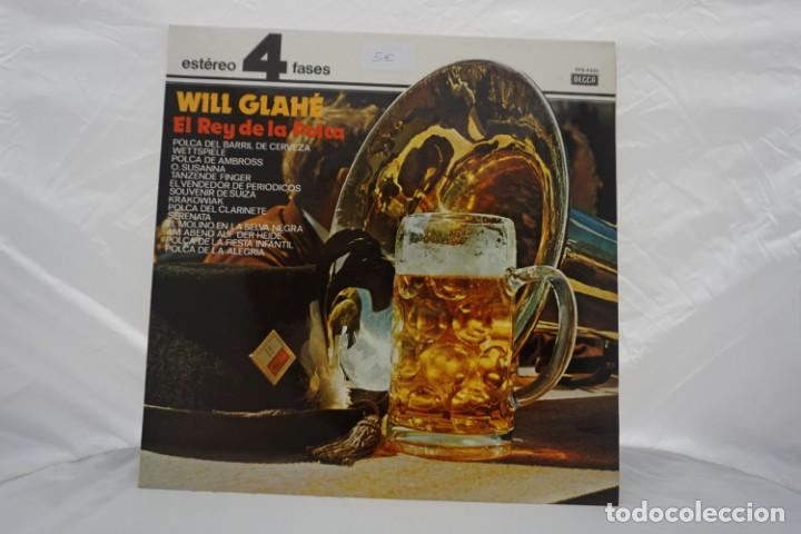 Discos de vinilo: Vinilo LP - WILL GLAHE EL REY DE LA POLCA / DECCA - Foto 1