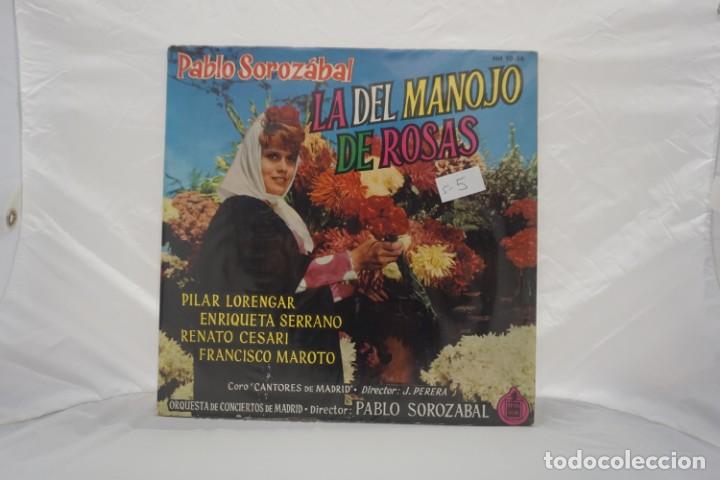 Discos de vinilo: Vinilo LP - PABLO SOROZABAL LA DEL MANOJO DE ROSAS / HISPAVOX - Foto 1
