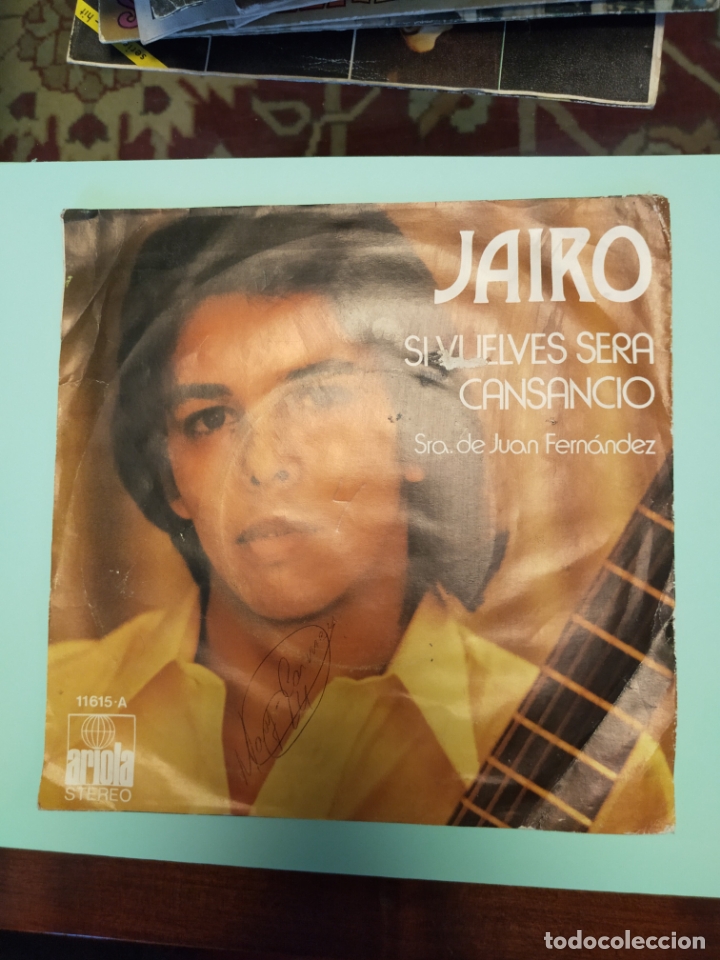 Discos de vinilo: DISCO VINILO DE JAIRO - SI VUELVES SERA CANSANCIO - Foto 1
