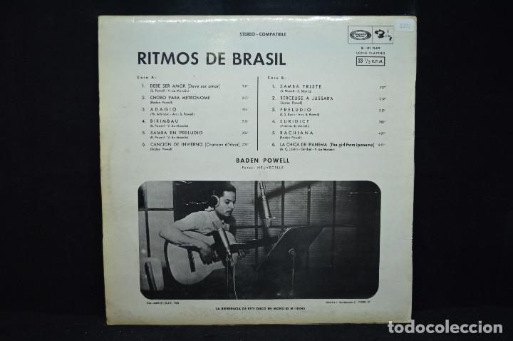 Discos de vinilo: BADEN POWELL - RITMOS DE BRASIL - LP - Foto 2