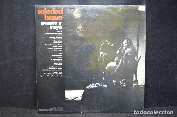 Discos de vinilo: SOLEDAD BRAVO - PUNTO Y RAYA - LP - Foto 2