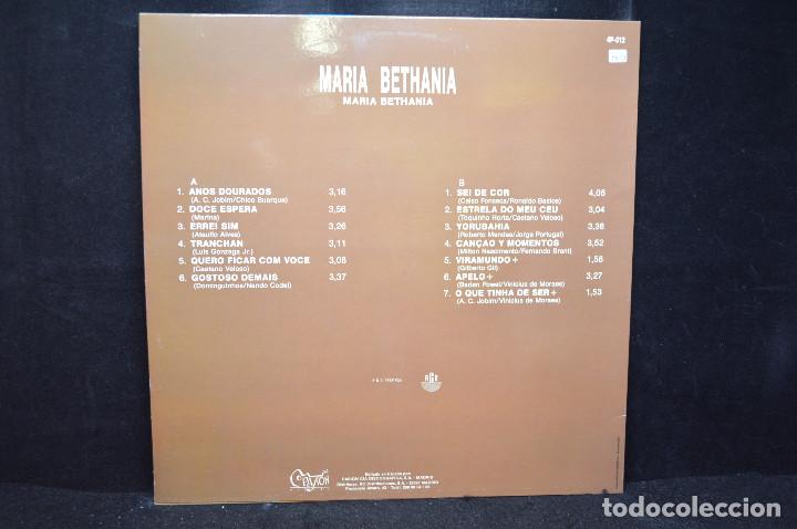 Discos de vinilo: MARIA BETHANIA - MARIA BETHANIA - LP - Foto 2