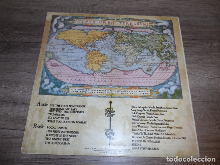 Discos de vinilo: TENPOLE TUDOR - LET THE FOUR WINDS BLOW - Foto 2