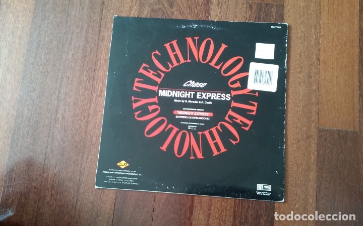 Discos de vinilo: Technology-chase(from midnight express).maxi espa&ntilde;a - Foto 2
