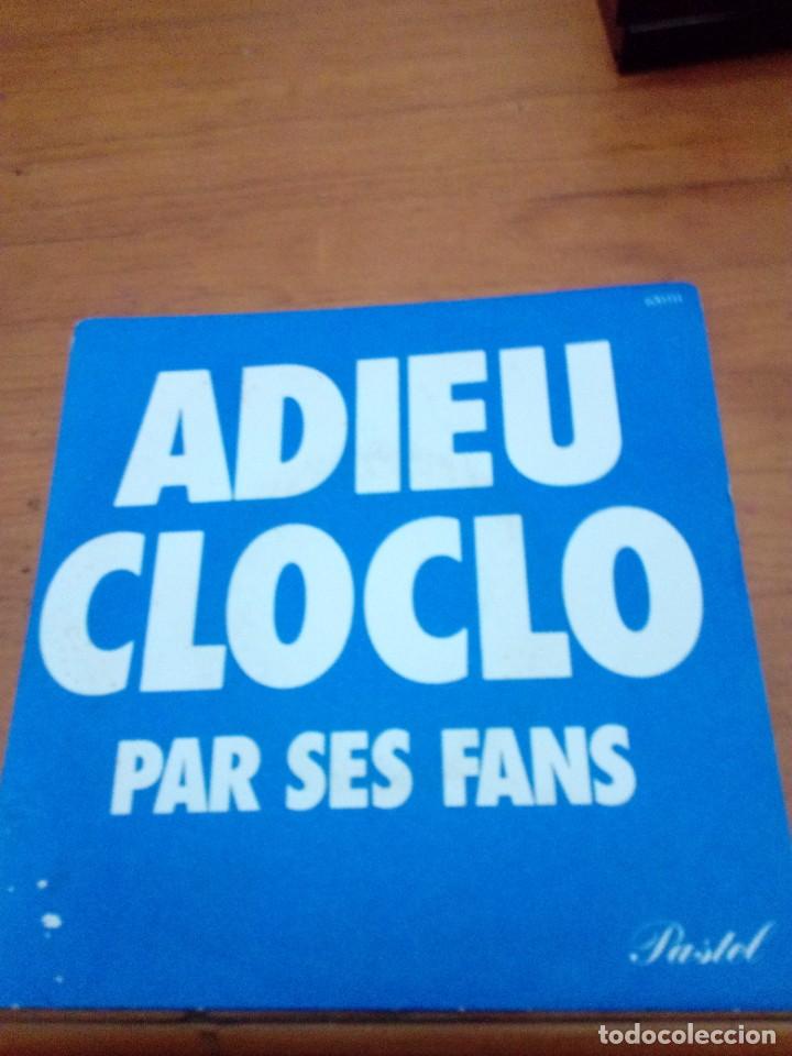 Discos de vinilo: ADIEU CLOCLO. PAR SES FANS. - Foto 1