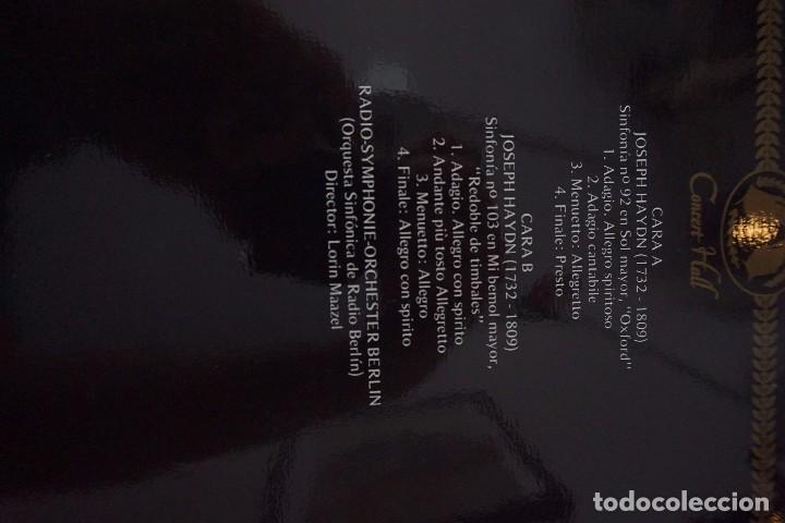 Discos de vinilo: haydn  sinfonia 92 103 lorin maazel - Foto 3
