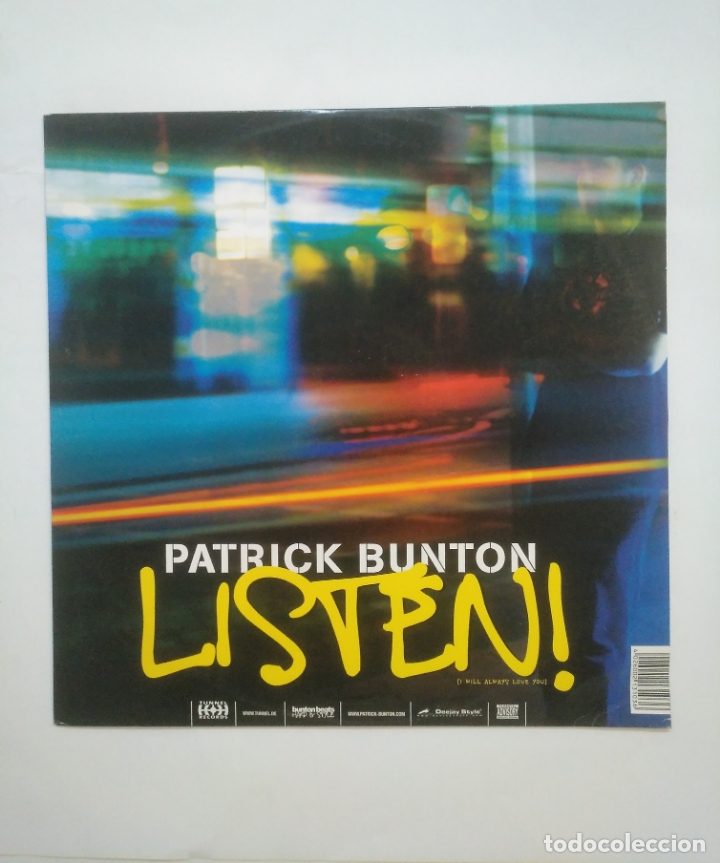Discos de vinilo: LISTEN! PATRICK BUNTON. ST. PAULI. MAXI SINGLE. TDKDA58 - Foto 1