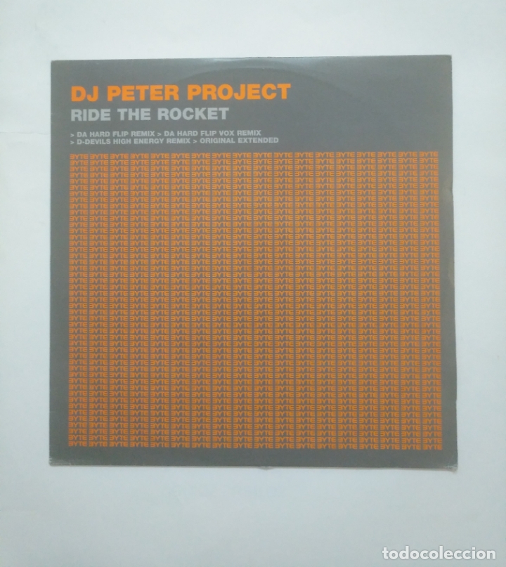 Discos de vinilo: DJ. PETER PROJECT. RIDE THE ROCKET. MAXI-SINGLE. TDKDA58 - Foto 1