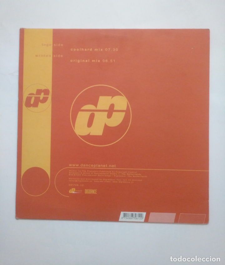 Discos de vinilo: PG PROJECT. DREAM THEME. DANCE PLANET. MAXI-SINGLE. TDKDA58 - Foto 2