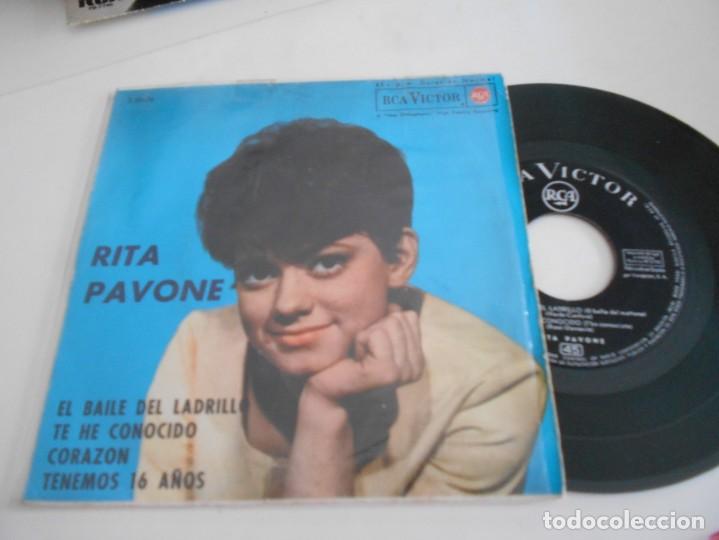 Discos de vinilo: RITA PAVONE-EP EL BAILE DEL LADRILLO +3 - Foto 1