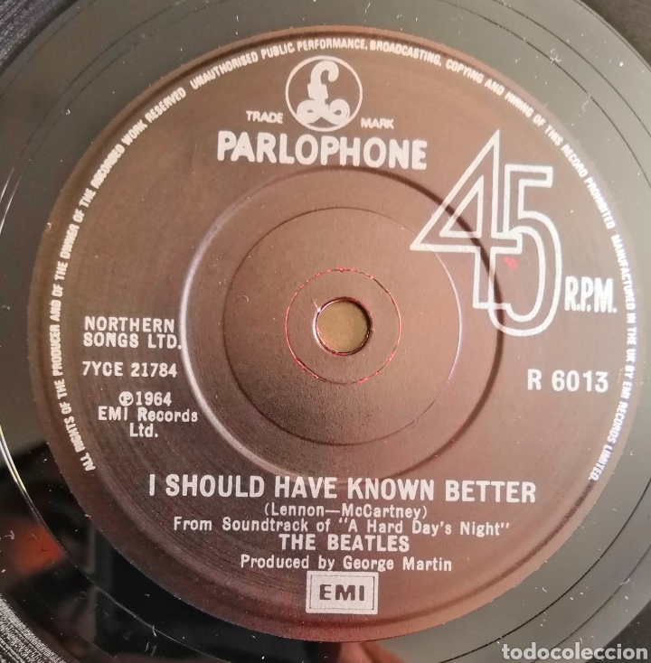 Discos de vinilo: SINGLE BEATLES YESTERDAY 1965 - Foto 4