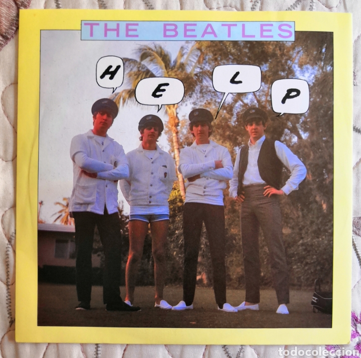 Discos de vinilo: SINGLE BEATLES HELP/IM DOWN 1965 - Foto 1