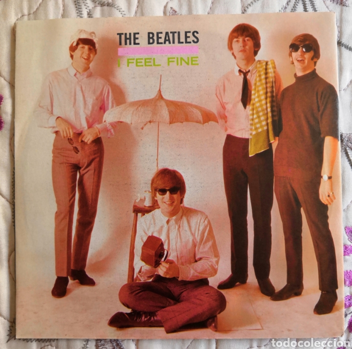 Discos de vinilo: SINGLE THE BEATLES I FEEL FINE. 1964 - Foto 1