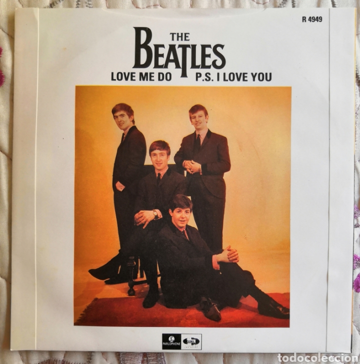 Discos de vinilo: SINGLE BEATLES LOVE ME DO 1967 - Foto 4