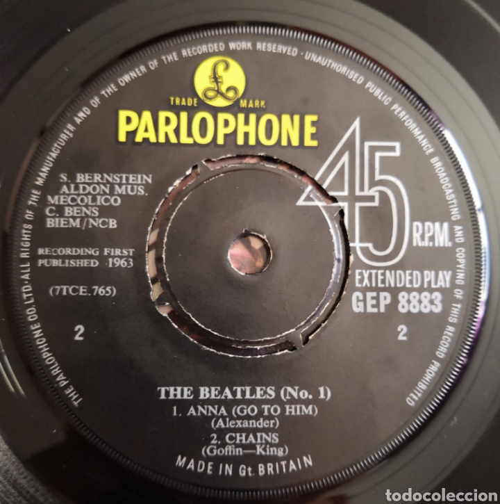 Discos de vinilo: SINGLE THE BEATLES N 1 - Foto 4
