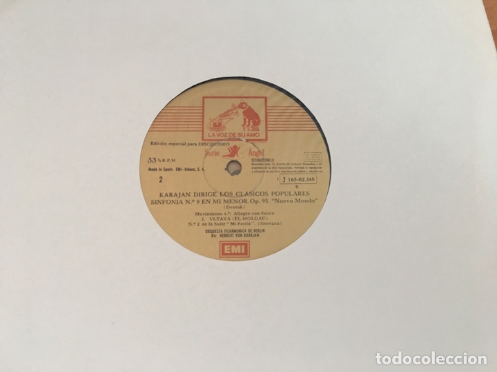 Discos de vinilo: KARAJAN THE POPULARS CLASSICS. BOX 5 LP CON LIBRETO (AT) - Foto 3