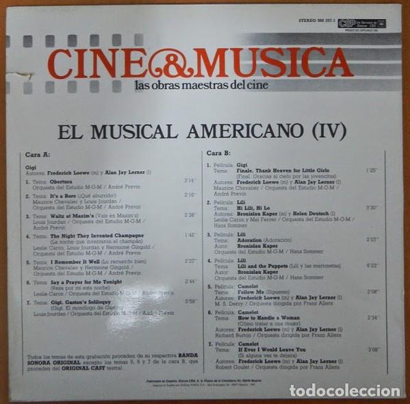 Discos de vinilo: Various &lrm;&ndash; El Musical Americano IV - Foto 2