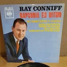Discos de vinilo: RAY CONNIFF / RAPSODIA EN RITMO / EP - CBS-1963 / MBC. ***/***. Lote 169210980