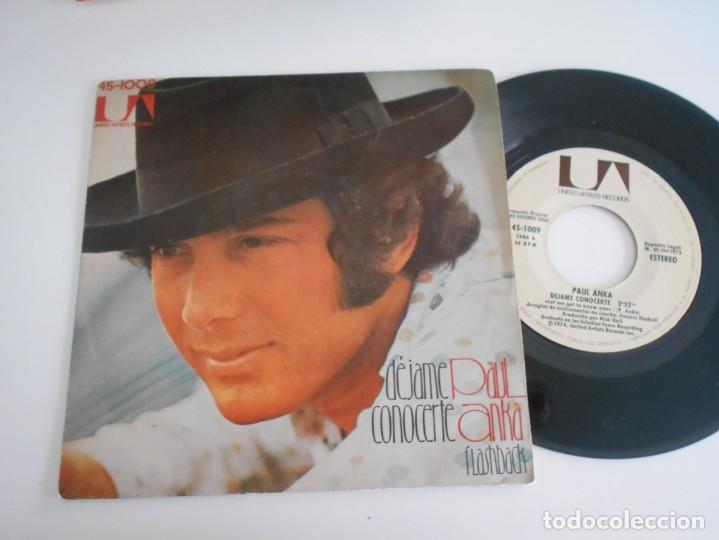 Discos de vinilo: PAUL ANKA-SINGLE DEJAME CONOCERTE - Foto 1