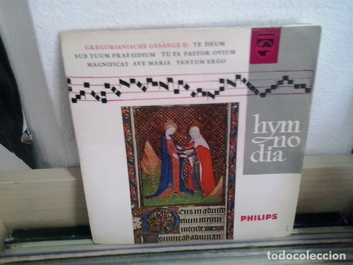 Discos de vinilo: LMV - Hymnodia. Gregorian chants. Philips, ref. 400-188 - Foto 2