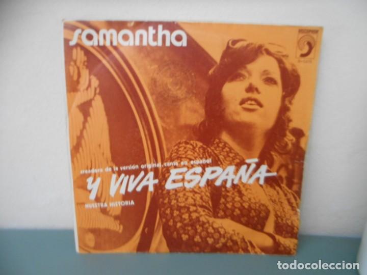 Discos de vinilo: SAMANTHA - Y VIVA ESPA&Ntilde;A - Foto 1