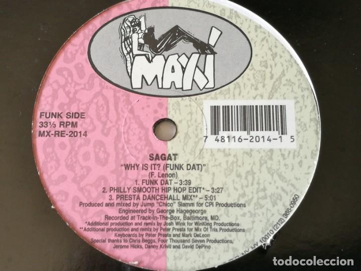 Discos de vinilo: Sagat - Why Is It? (Fuk Dat) - 1993 - Foto 2