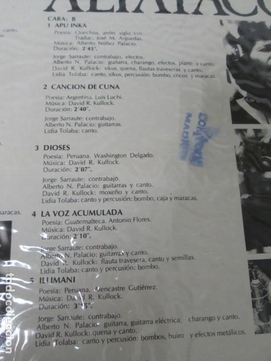 Discos de vinilo: DIOSES ALPATACO. LP VINILO. RCA 1978. VER FOTOGRAFIAS ADJUNTAS - Foto 8 - 169329632