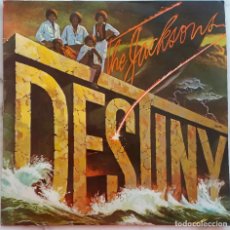 Discos de vinilo: THE JACKSONS (MICHAEL JACKSON), DESTINY. LP ORIGINAL ESPAÑA AÑO 1978, CONTRAPORTADA BLANCO Y NEGRO.. Lote 169335120