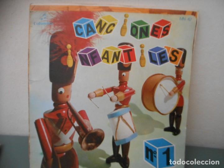Discos de vinilo: CANCIONES INFANTILES. N&ordm; 1 - Foto 1