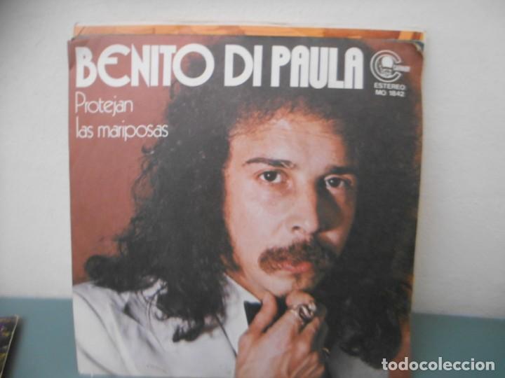 Discos de vinilo: BENITO DI PAULA - PROTEJAN LAS MARIPOSAS - Foto 1