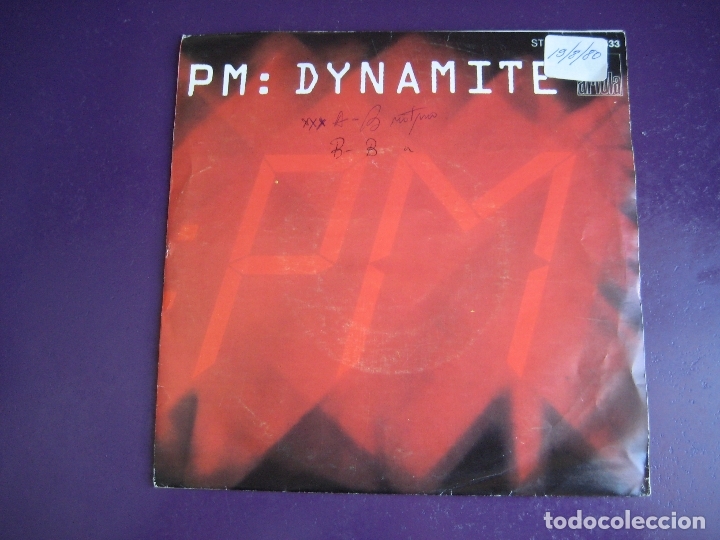 Vinyl records: PM Sg ARIOLA 1980 - Dynamite +1 HARD ROCK AOR - SIN APENAS USO