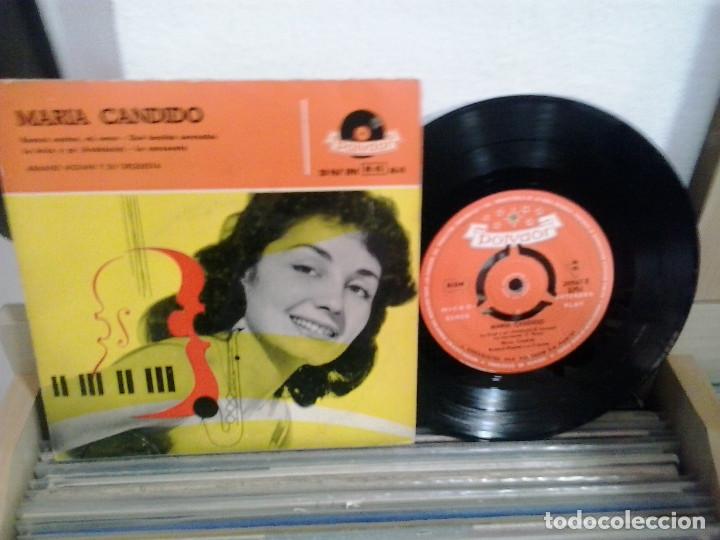 Disques de vinyle: LMV - Mar&iacute;a Candido. Polydor 1958, ref. 20 967 EPH