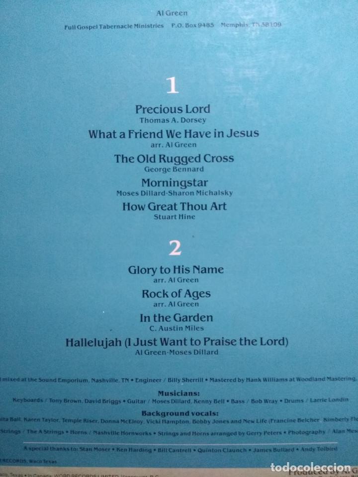 Discos de vinilo: LP AL GREEN : PRECIOUS LORD - Foto 2