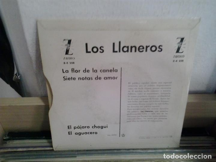 Discos de vinilo: LMV - Los Llaneros. Zafiro 1961, ref. Z-E 258 - Foto 2