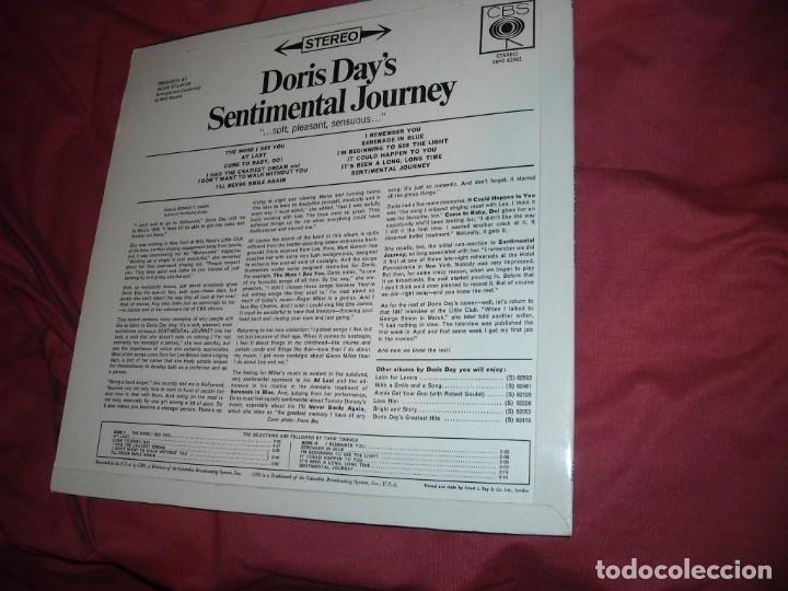 Discos de vinilo: DORIS DAY -lp SENTIMENTAL JOURNEY - EDICION INGLESA - CBS - Foto 2