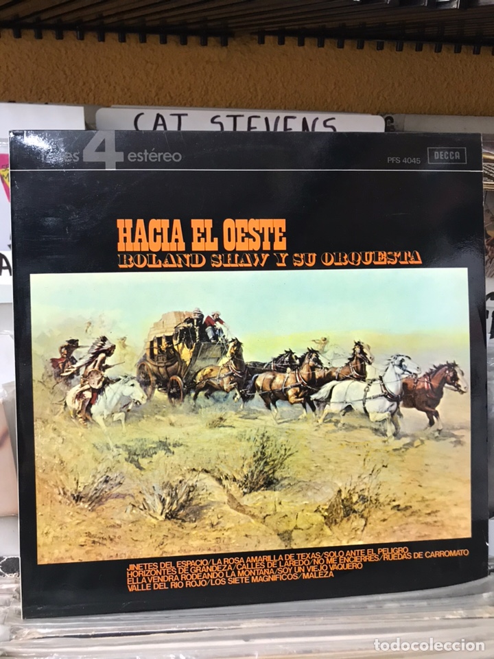 Discos de vinilo: Hacia el oeste Roland shaw y su orquesta - Foto 1