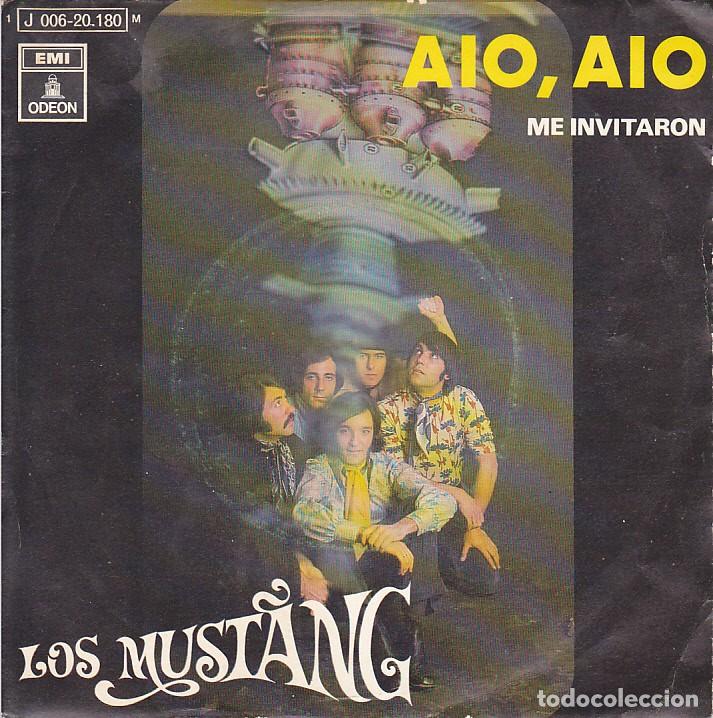 Discos de vinilo: SIGLE LOS MUSTANG AIO AIO DISCOS MI ODEON - Foto 1