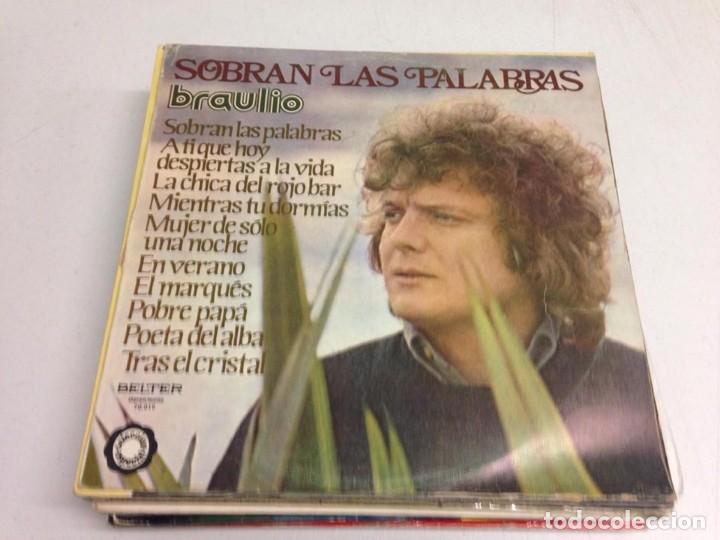 Discos de vinilo: Braulio &lrm;&ndash; Sobran Las Palabras - Foto 1