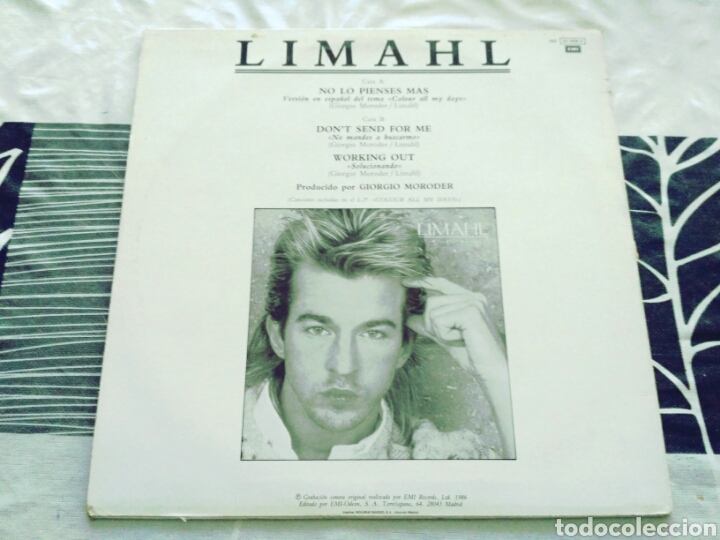 Discos de vinilo: Limahl - No Lo Pienses M&aacute;s - Foto 2