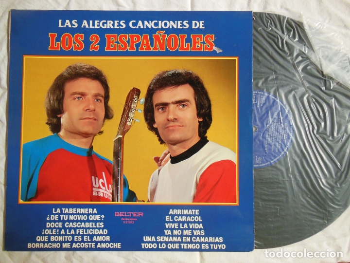 Discos de vinilo: Las Alegres Canciones de LOS 2 ESPA&Ntilde;OLES. 1979. Belter 2-27.093 - Foto 1